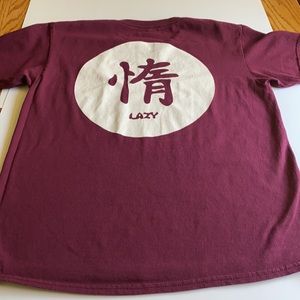 Blue Crown( Tilly’s) Burgundy T-shirt sz L